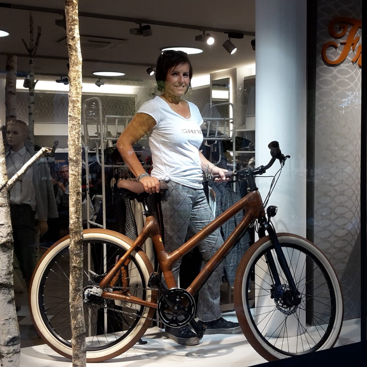 my Boo Bambus Bike mit Firmenlogo Werbung